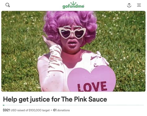 pink sauce gofundme